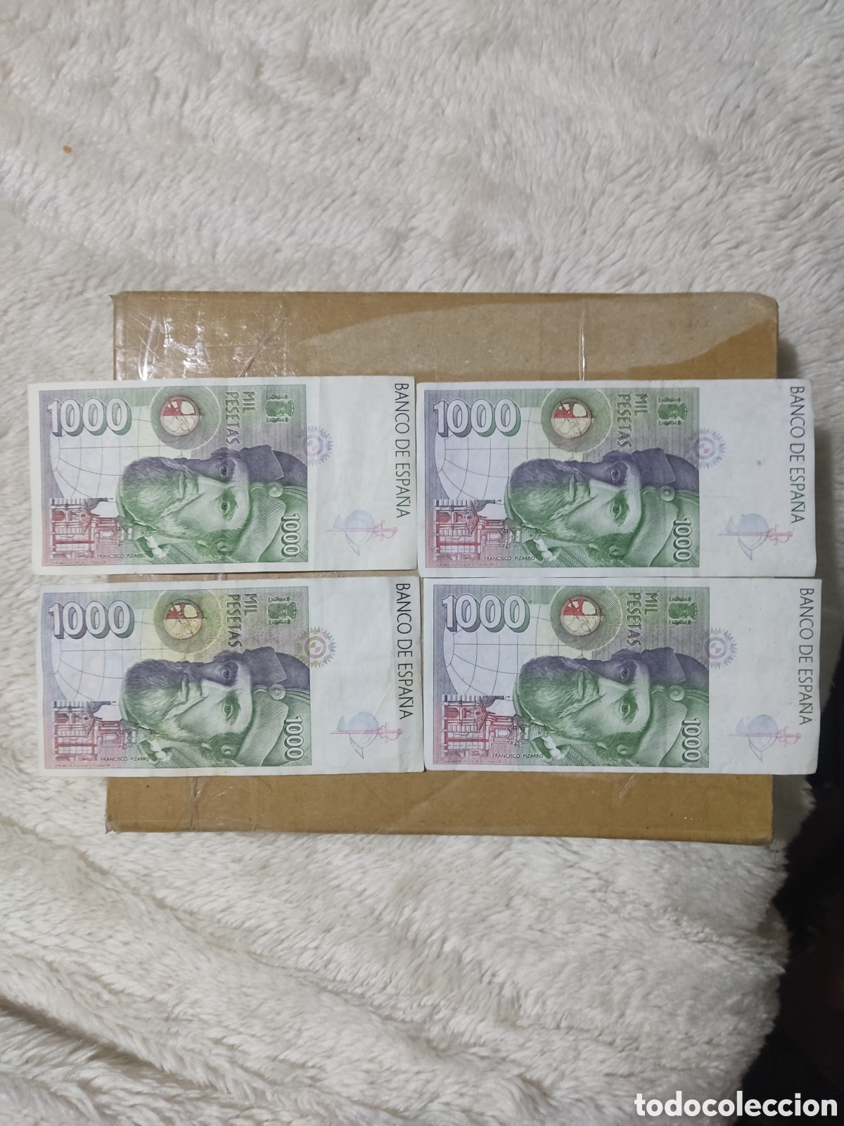 Billetes espa&ntilde;oles: 4 billetes de 1000 pesetas - Foto 4