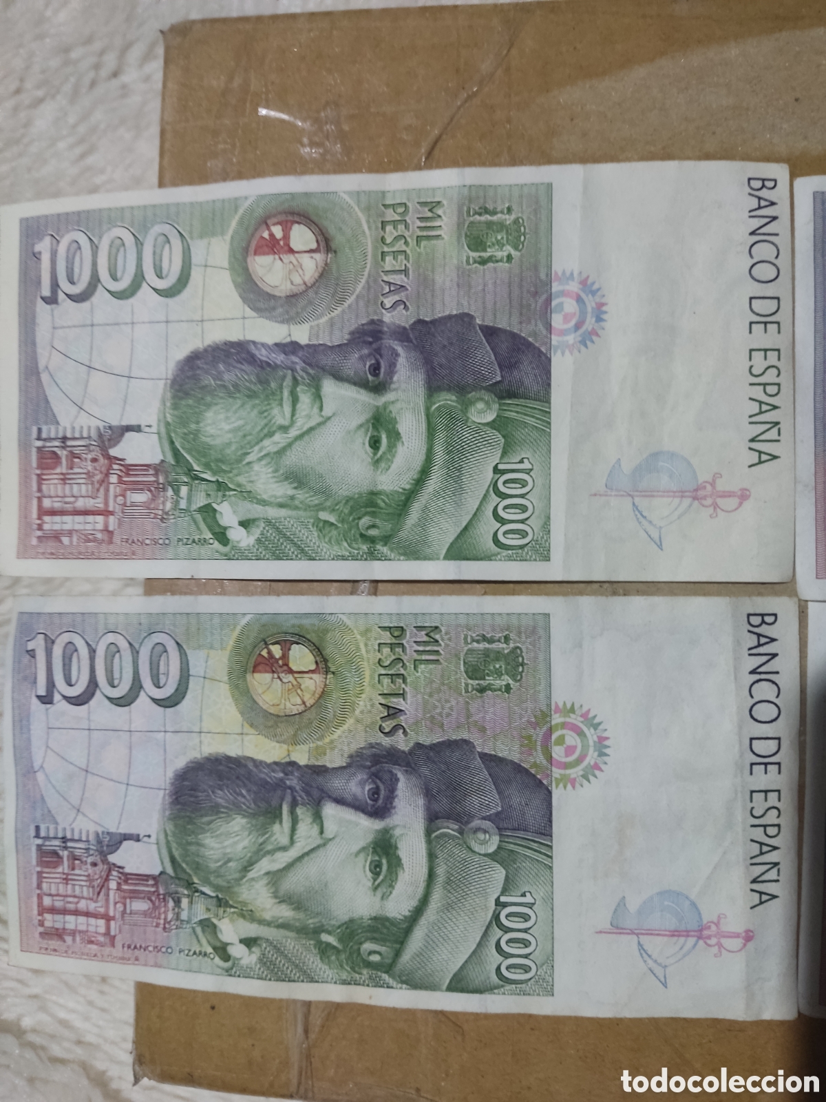 Billetes espa&ntilde;oles: 4 billetes de 1000 pesetas - Foto 5