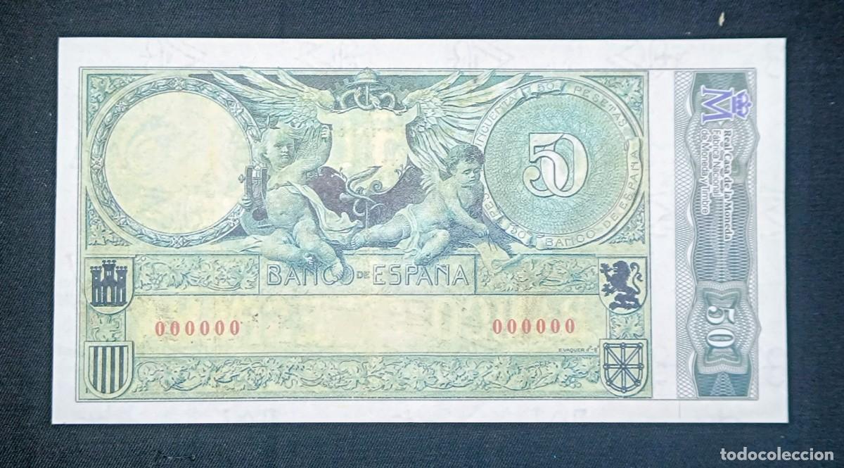 Billetes espa&ntilde;oles: Billete 50 pesetas... - Foto 2