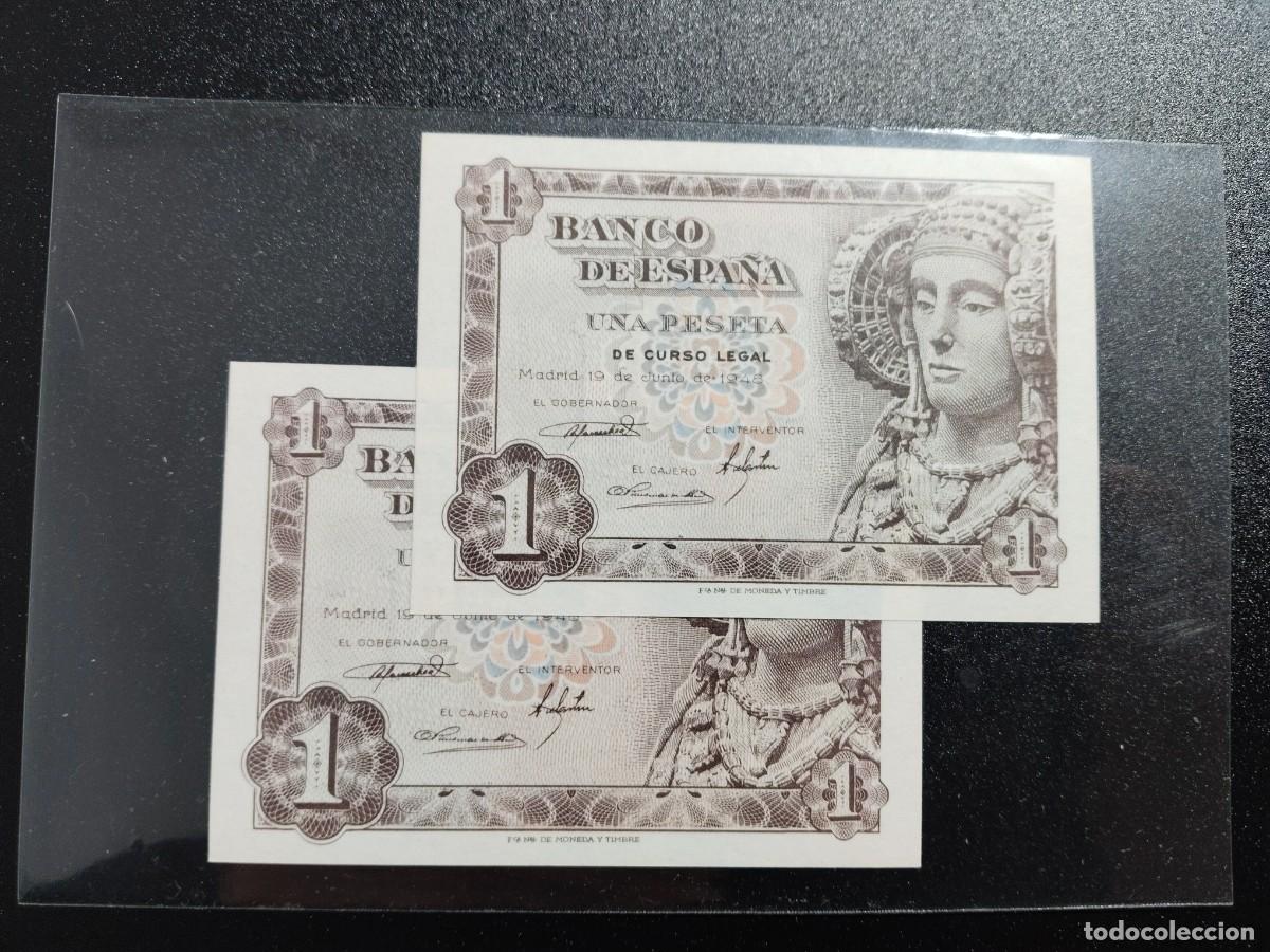 Billetes espa&ntilde;oles: 2 Billetes Correlativos, la Dama de Elche - Foto 1