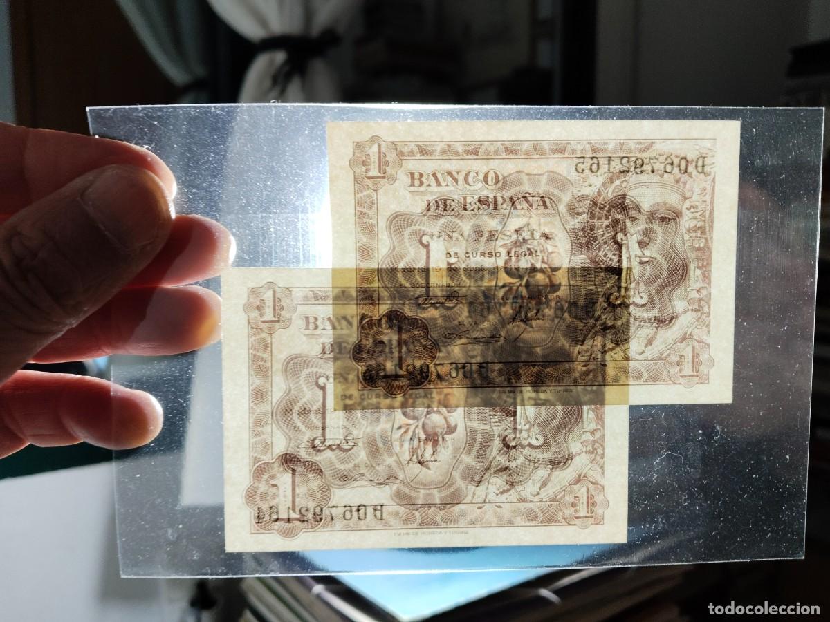 Billetes espa&ntilde;oles: 2 Billetes Correlativos, la Dama de Elche - Foto 3