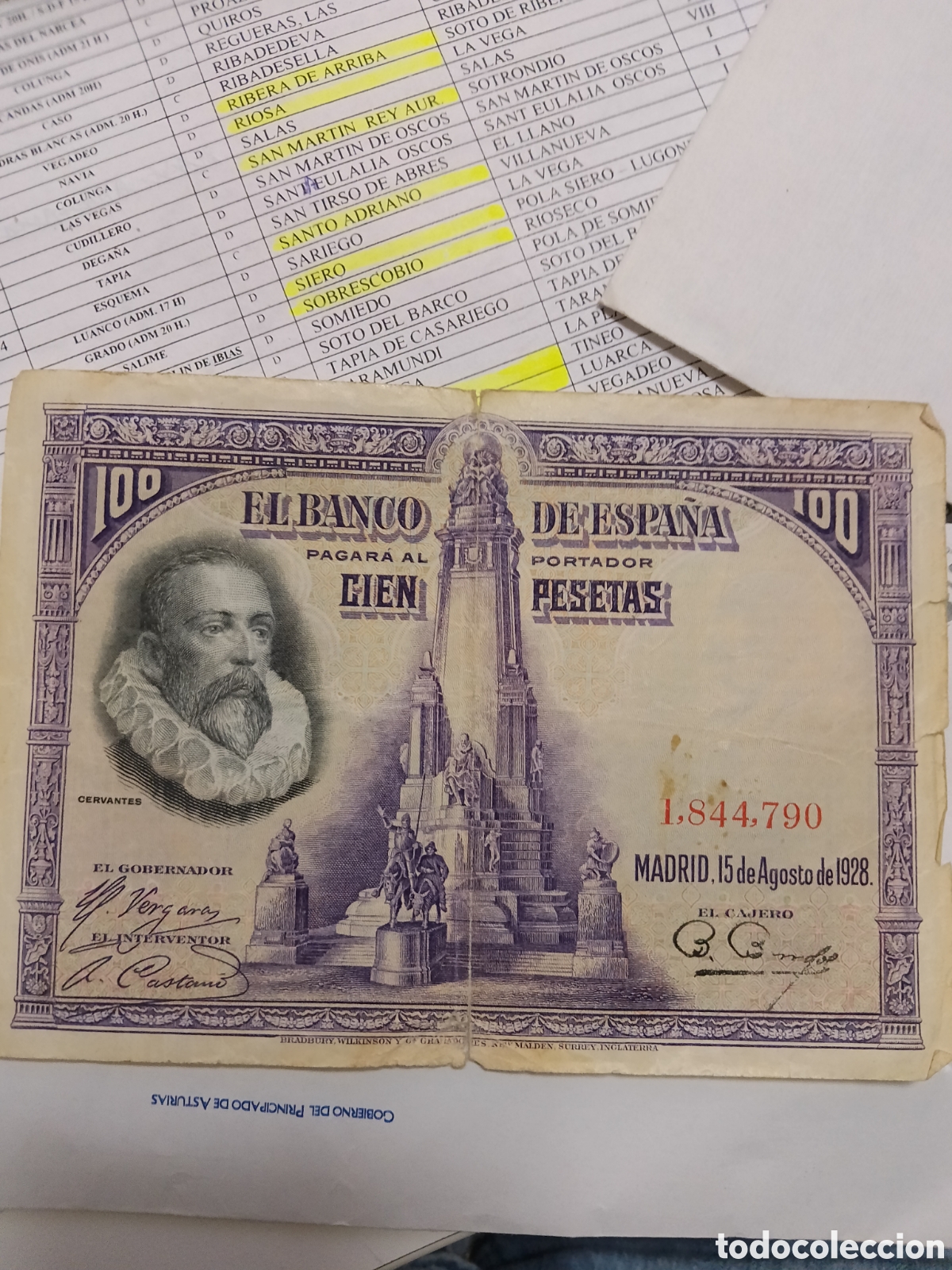 Billetes espa&ntilde;oles: Billetes de colecci&oacute;n espa&ntilde;oles - Foto 15
