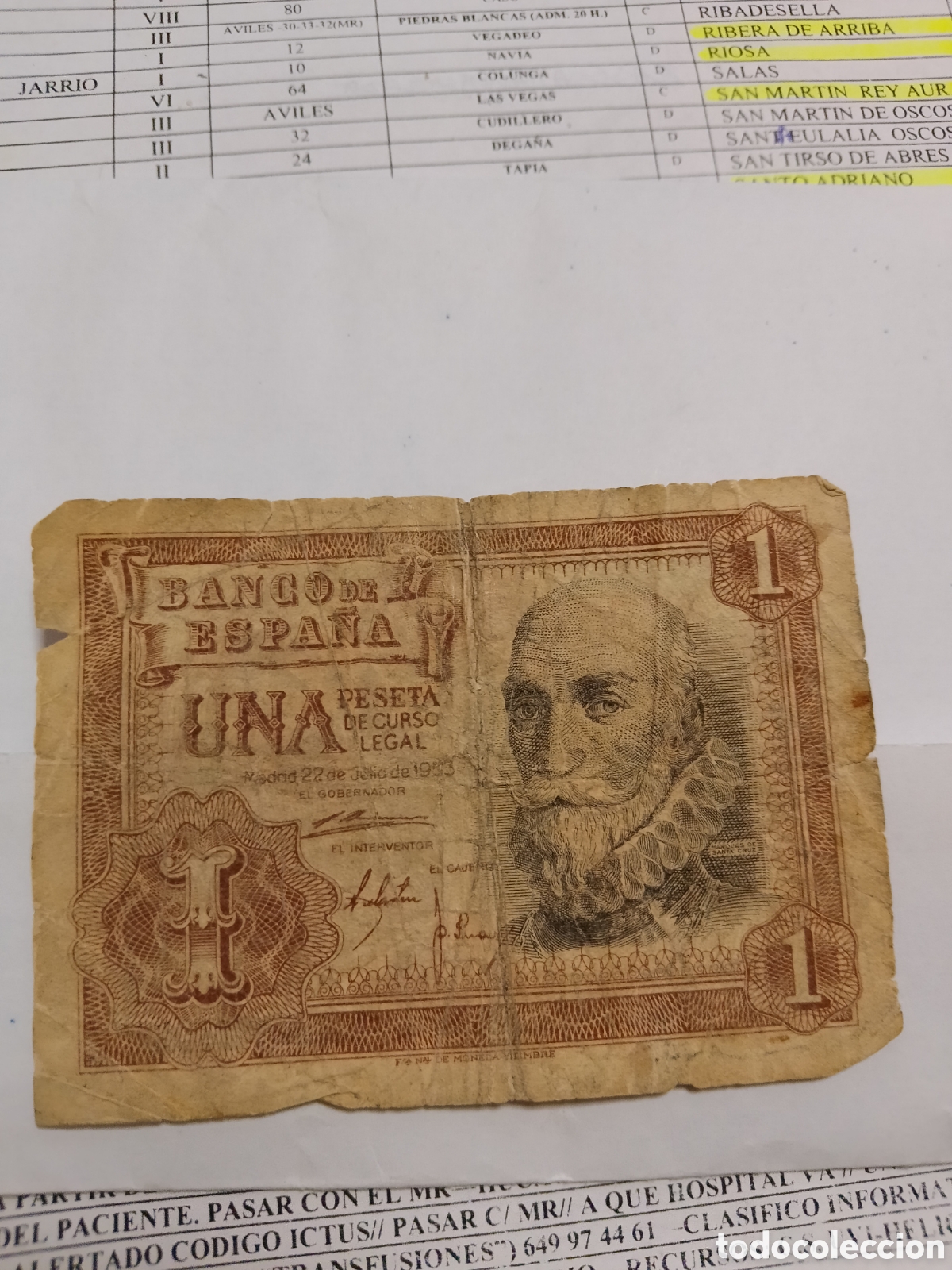 Billetes espa&ntilde;oles: Billetes de colecci&oacute;n espa&ntilde;oles - Foto 1