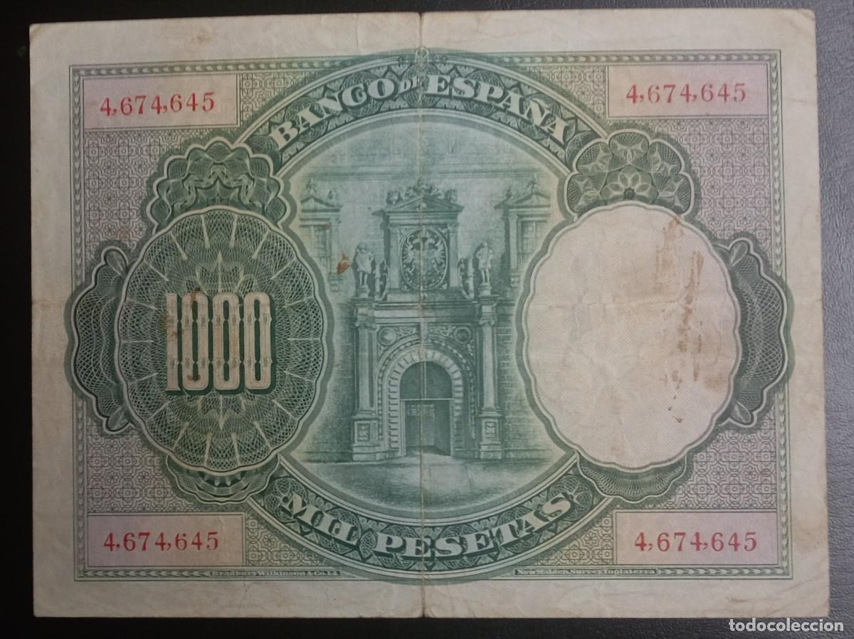 Billetes espa&ntilde;oles: 1000 pesetas 1925 (MBC) - Foto 2