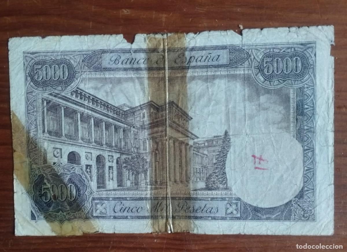 Billetes espa&ntilde;oles: Banco de Espa&ntilde;a, 5000 Pesetas 1976. - Foto 2