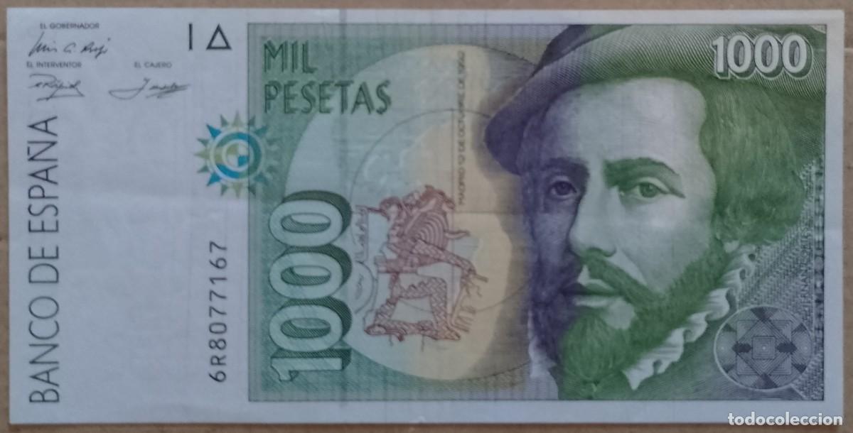 Spanish Banknotes: BILLETE DE 1000 PESETAS 1992 HERNA CORTES S/C