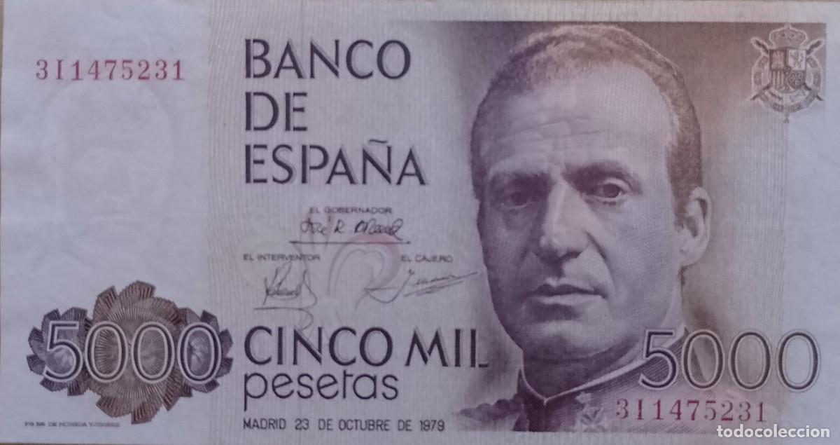 Banconote spagnole: BILLETE DE 5000 PESETAS 1979 JUAN CARLOS EBC+
