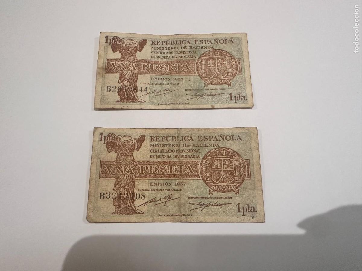 Spanish Banknotes: BILLETE UNA PESETA 1937