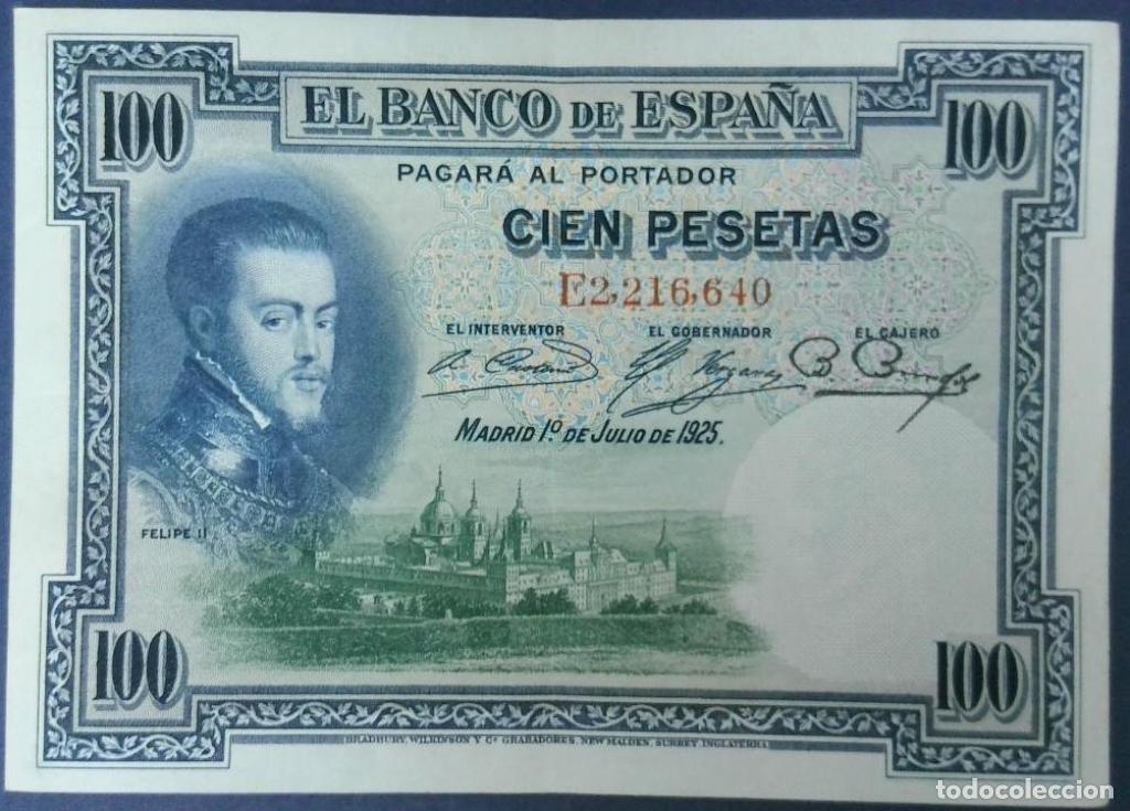Billetes espa&ntilde;oles: Espa&ntilde;a, 100 Pesetas 1925 - 69c - (MBC+ / XF) [E2216640] - Foto 1