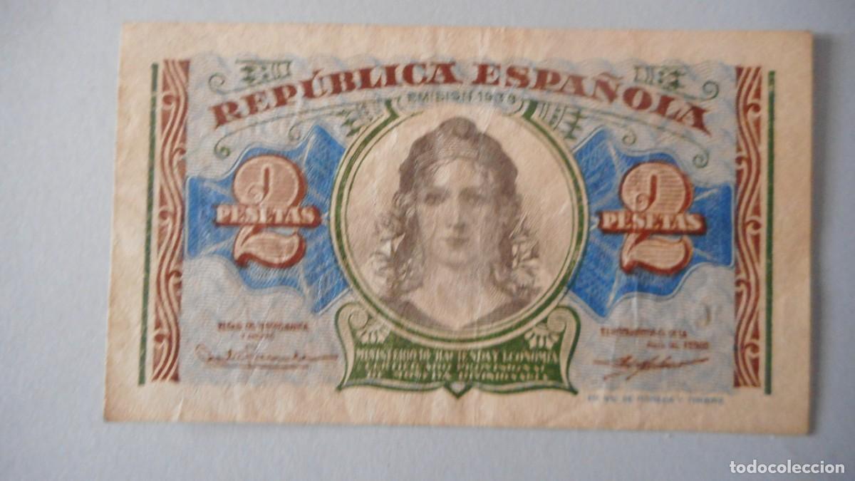 Billetes espa&ntilde;oles: 2 PESETAS 1938 / CIRCULADA - Foto 1