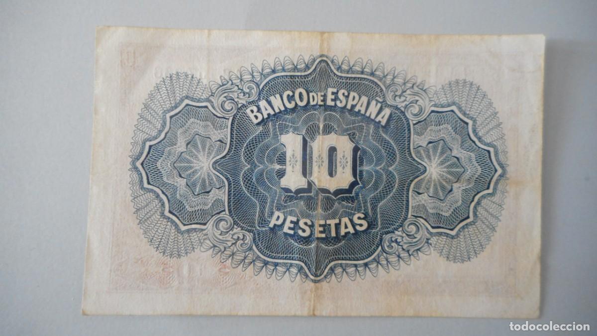 Billetes espa&ntilde;oles: 10 PESETAS 1935 / CIRCULADO - Foto 2