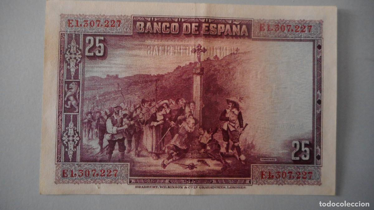 Billetes espa&ntilde;oles: 25 PESETAS 1928 / EBC - Foto 2