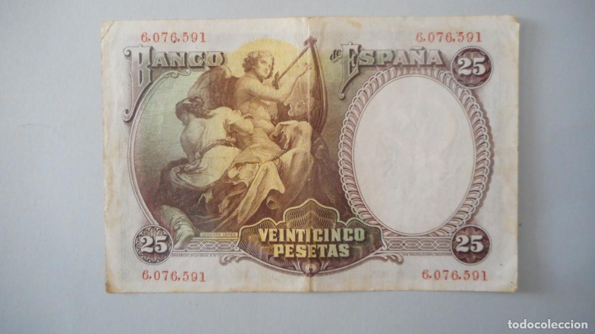 Billetes espa&ntilde;oles: 25 PESETAS 1931 / CIRCULADO - Foto 2