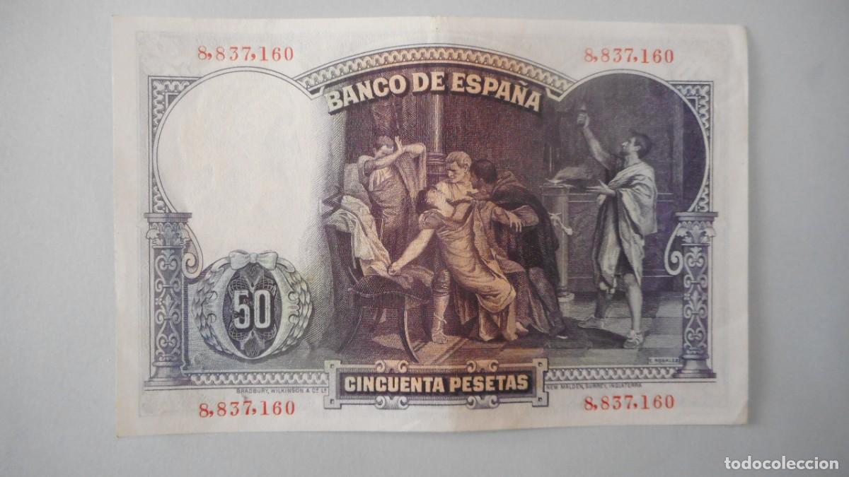 Billetes espa&ntilde;oles: 50 PESETAS 1931 / EBC - Foto 2