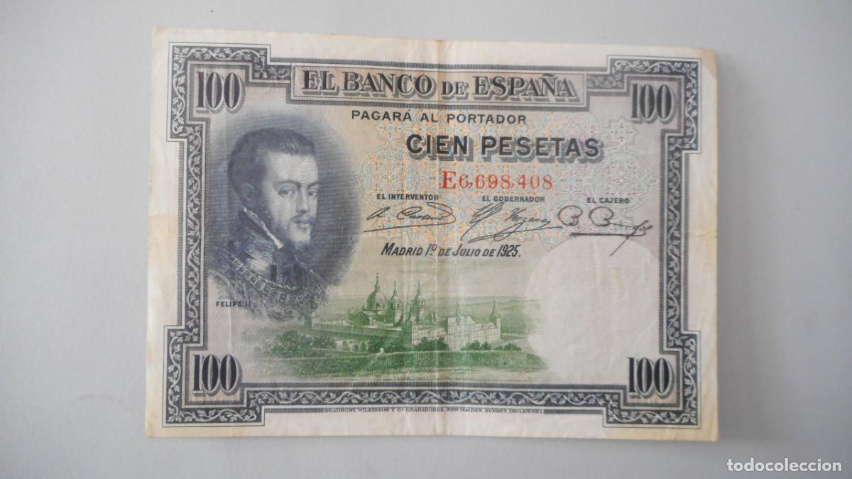 Billetes espa&ntilde;oles: 100 PESETAS 1925 / CIRCULADO - Foto 1