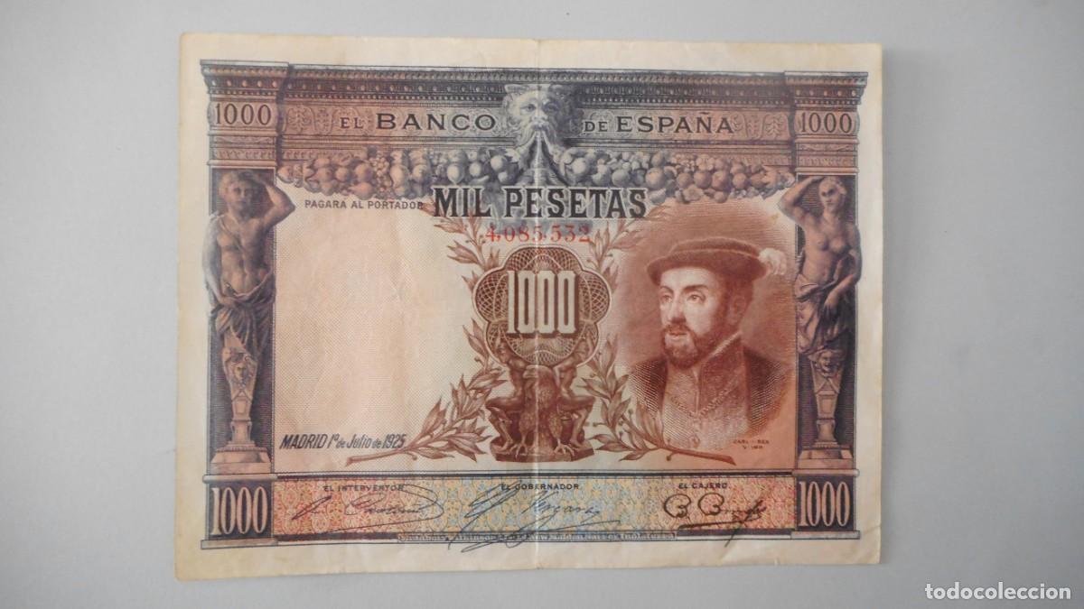 Billetes espa&ntilde;oles: 1000 PESETAS 1925 / CIRCULADO - Foto 1