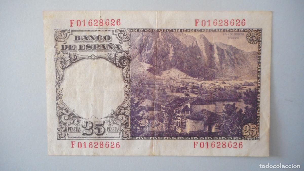 Billetes espa&ntilde;oles: 25 PESETAS 1946/ CIRCULADO - Foto 2