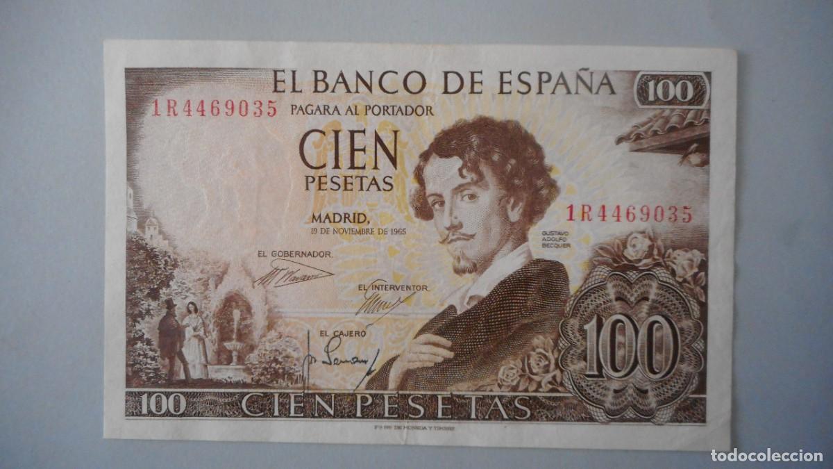 Billetes espa&ntilde;oles: 100 PESETAS 1965 / CIRCULADO - Foto 1