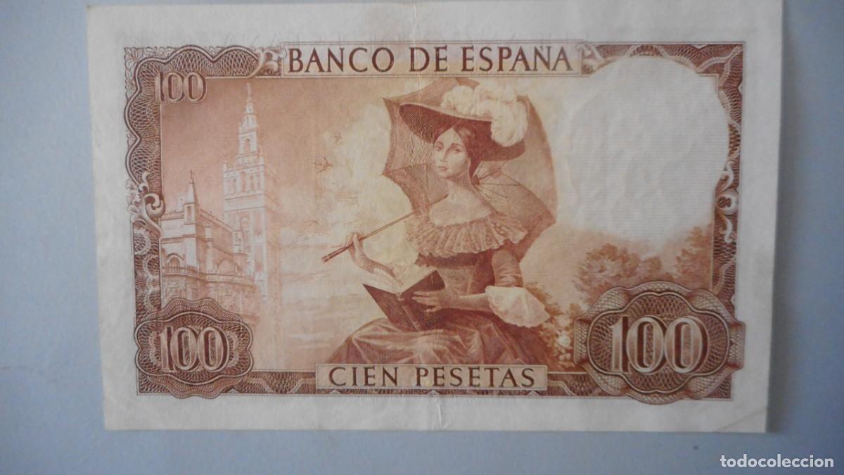 Billetes espa&ntilde;oles: 100 PESETAS 1965 / CIRCULADO - Foto 2