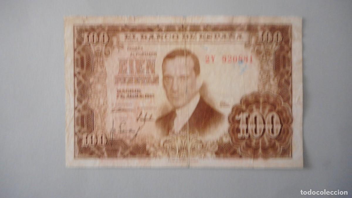 Billetes espa&ntilde;oles: 100 PESETAS 1953 / CIRCULADO - Foto 1