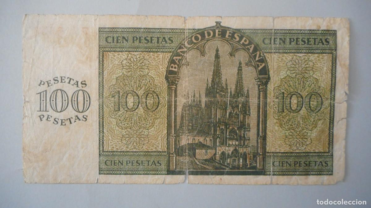Billetes espa&ntilde;oles: 100 PESETAS 1936 / CIRCULADO - Foto 2