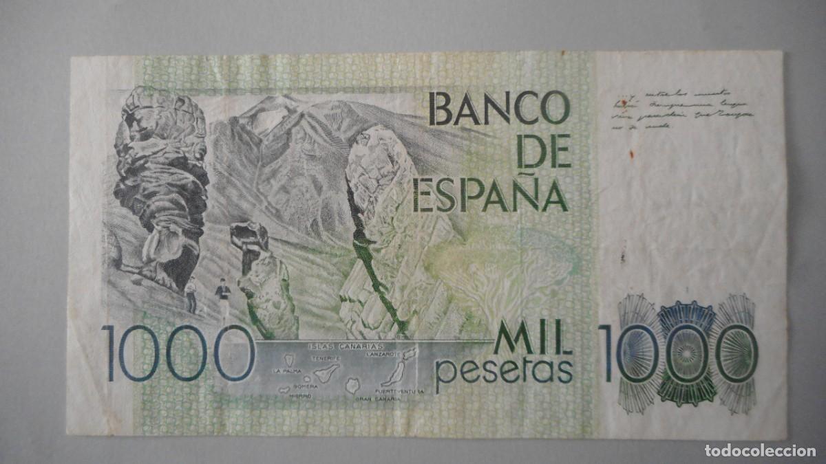 Billetes espa&ntilde;oles: 1000 PESETAS 1979 / CIRCULADO - Foto 2