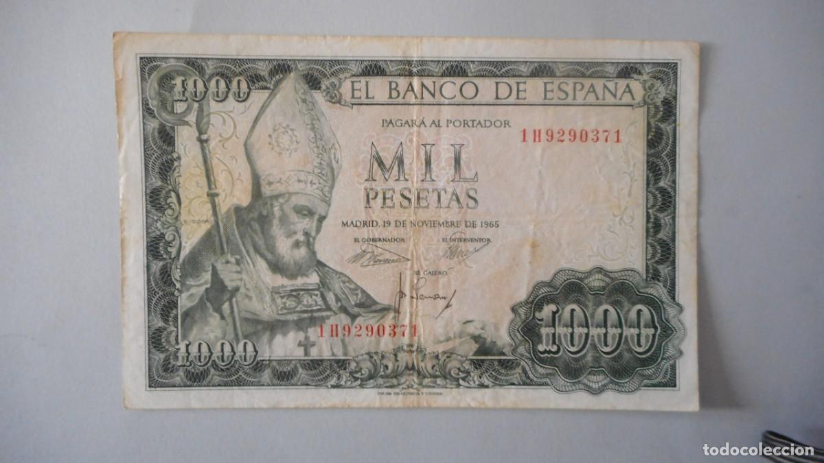 Billetes espa&ntilde;oles: 1000 PESETAS 1965 / CIRCULADO - Foto 1