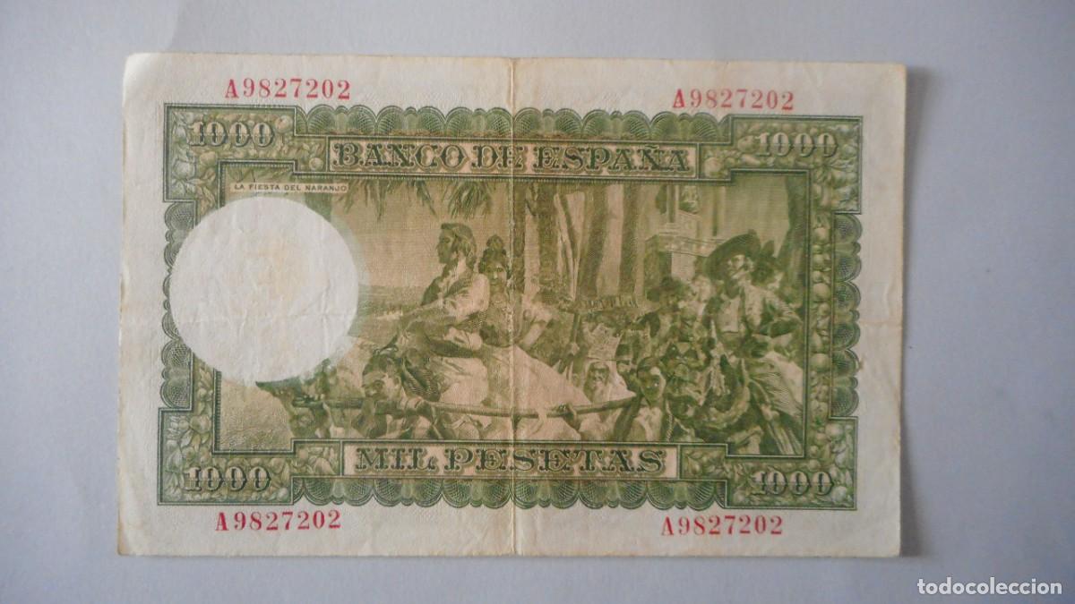Billetes espa&ntilde;oles: 1000 PESETAS 1951 / CIRCULADO - Foto 2