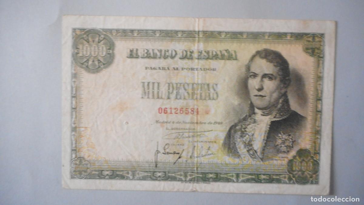 Billetes espa&ntilde;oles: 1000 PESETAS 1949 / CIRCULADO - Foto 1