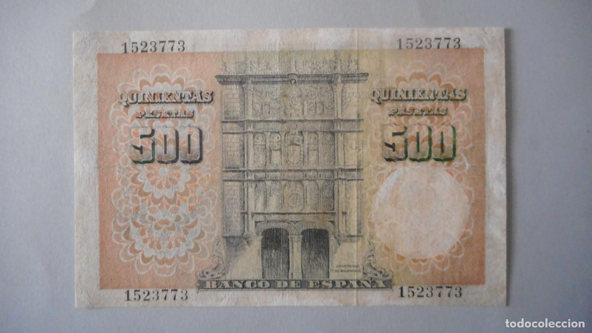 Billetes espa&ntilde;oles: 500 PESETAS 1946 / CIRCULADO - Foto 2