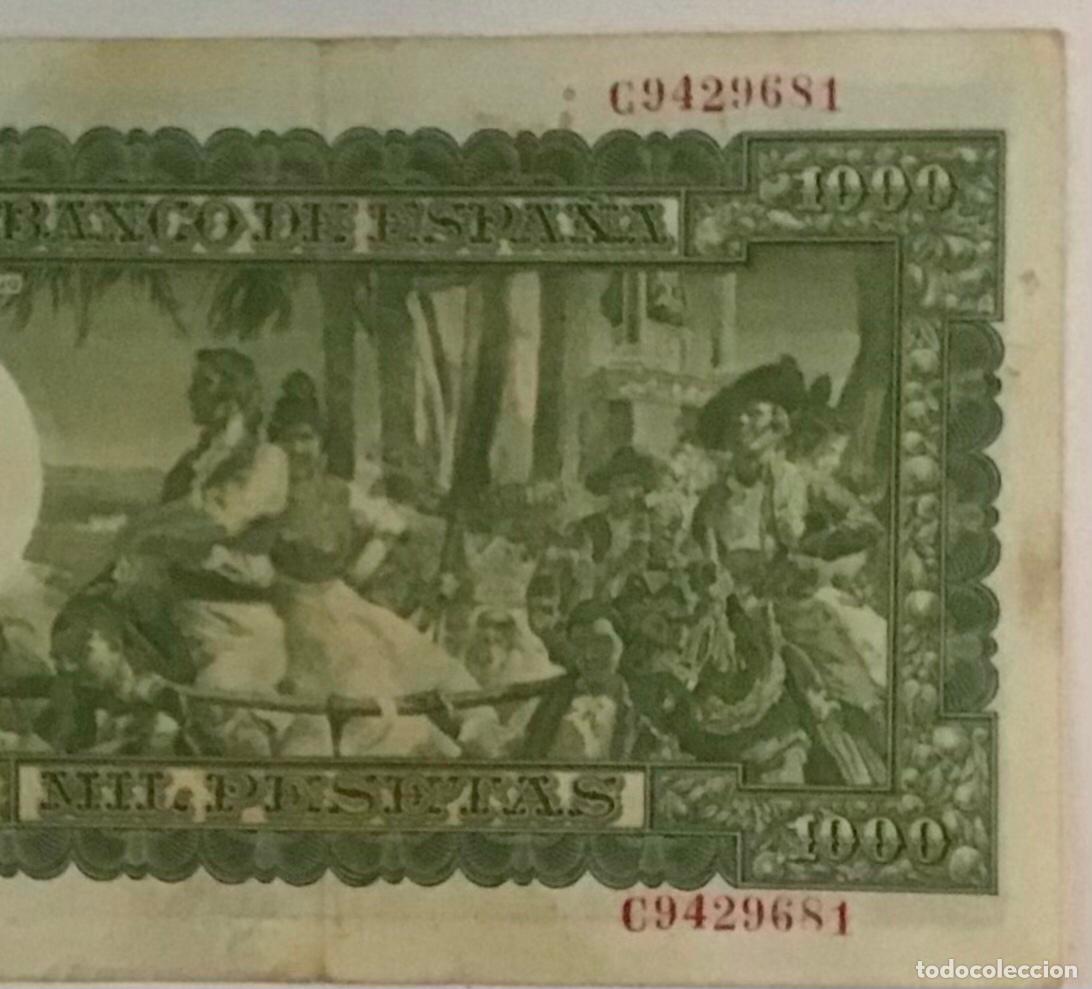 Billetes espa&ntilde;oles: BILLETE DE 1000 PESETAS DE 1951 - Foto 3