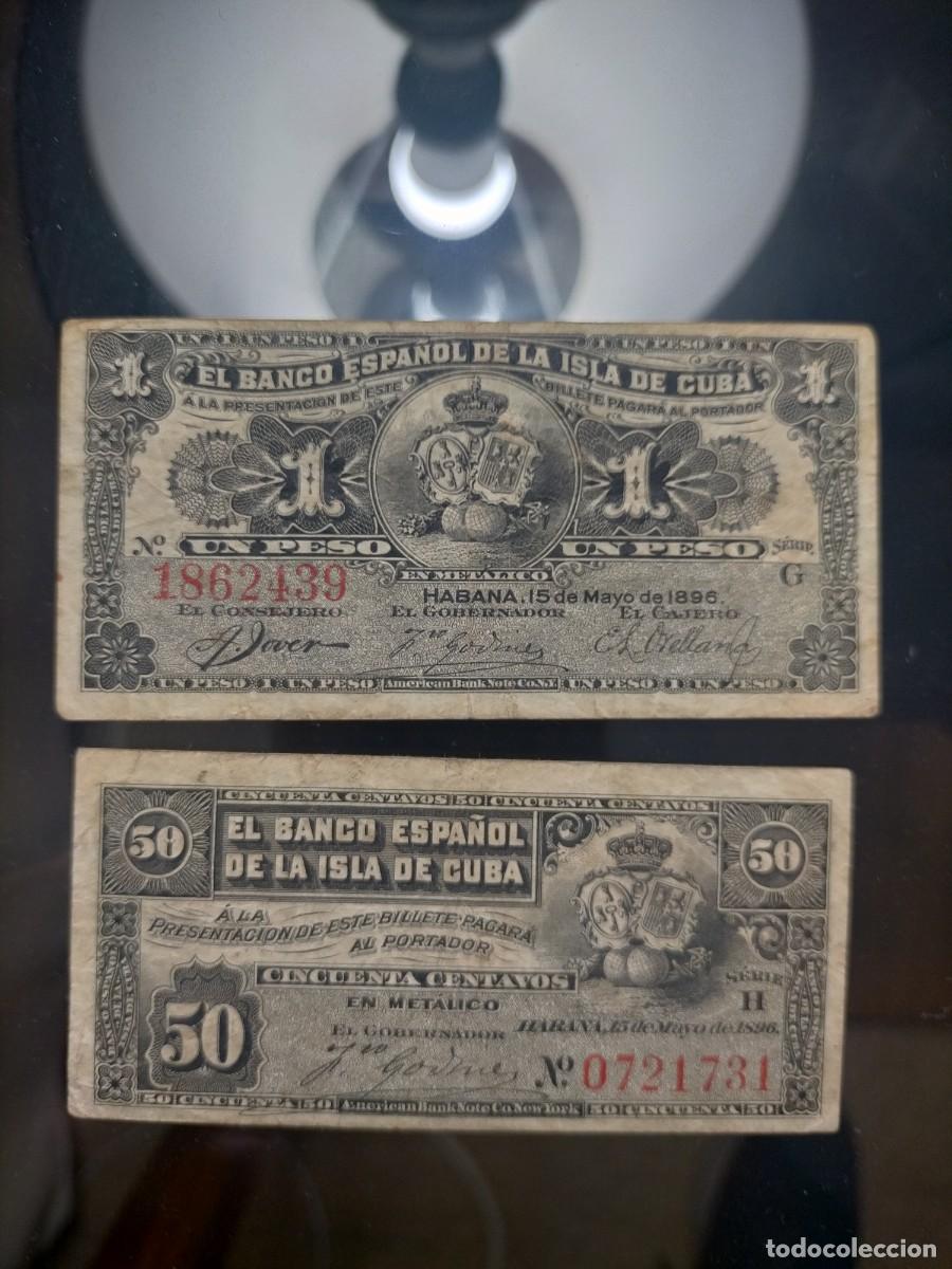 Billetes espa&ntilde;oles: BILLETES BANCO ESPA&Ntilde;OL EN LA ISLA CUBA - Foto 1