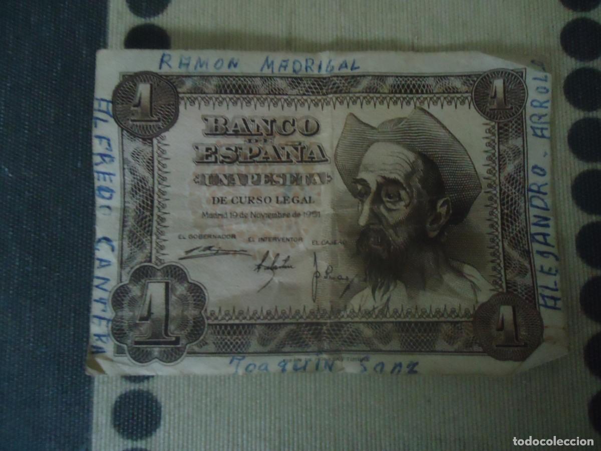 Billetes espa&ntilde;oles: BILLETE DE UNA PESETA - Foto 1