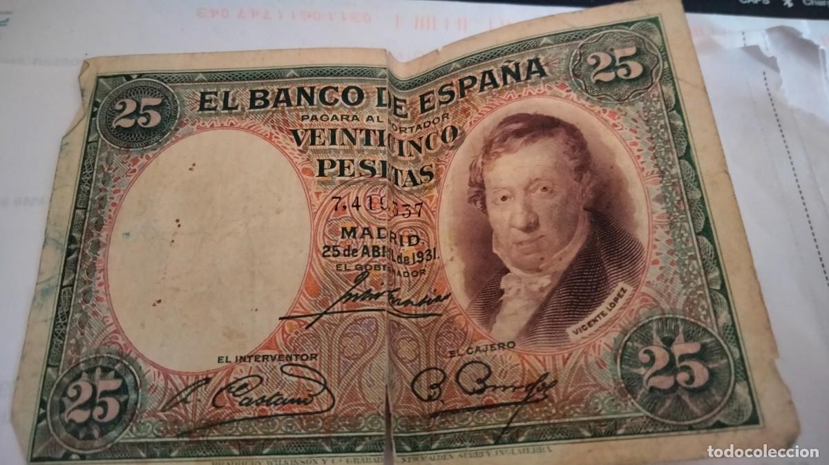 Billetes espa&ntilde;oles: Billetes Espa&ntilde;oles Antiguos - Foto 2