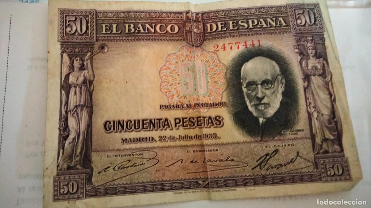Billetes espa&ntilde;oles: Billetes Espa&ntilde;oles Antiguos - Foto 6