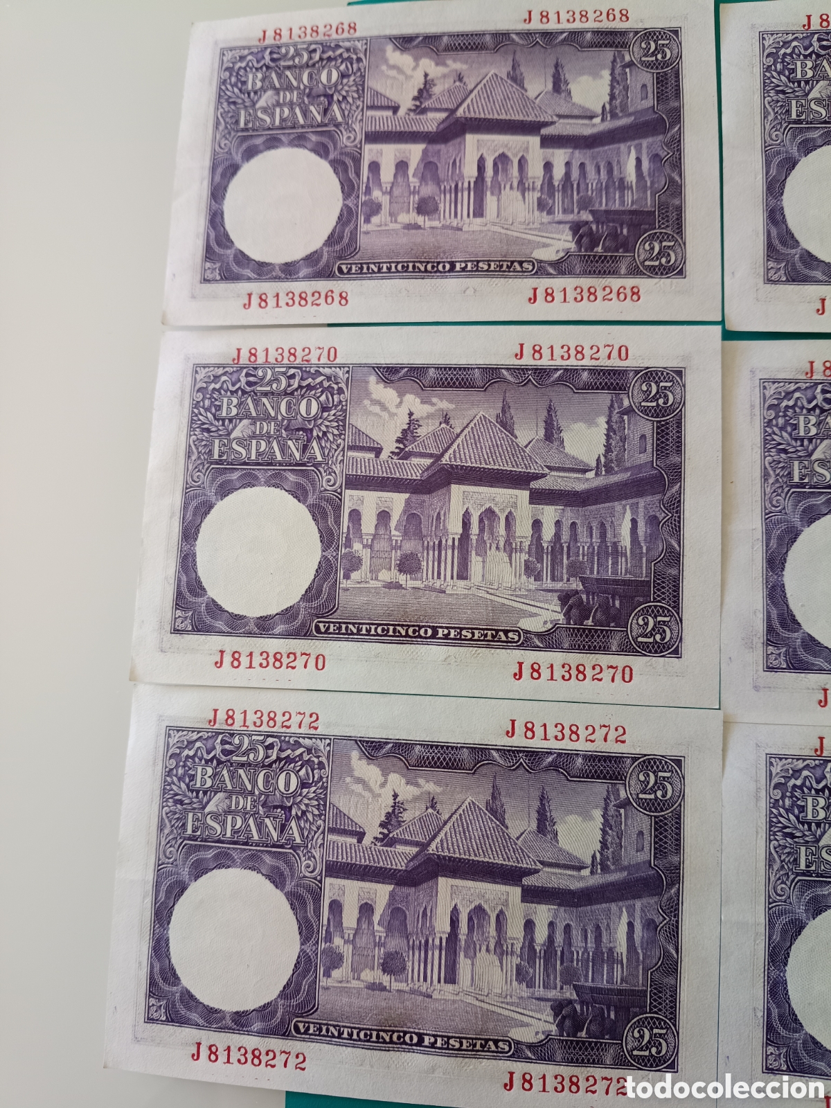 Billetes espa&ntilde;oles: 25 pesetas Espa&ntilde;a 1954 - Foto 3