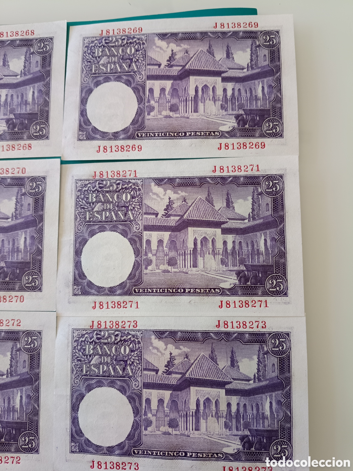 Billetes espa&ntilde;oles: 25 pesetas Espa&ntilde;a 1954 - Foto 4