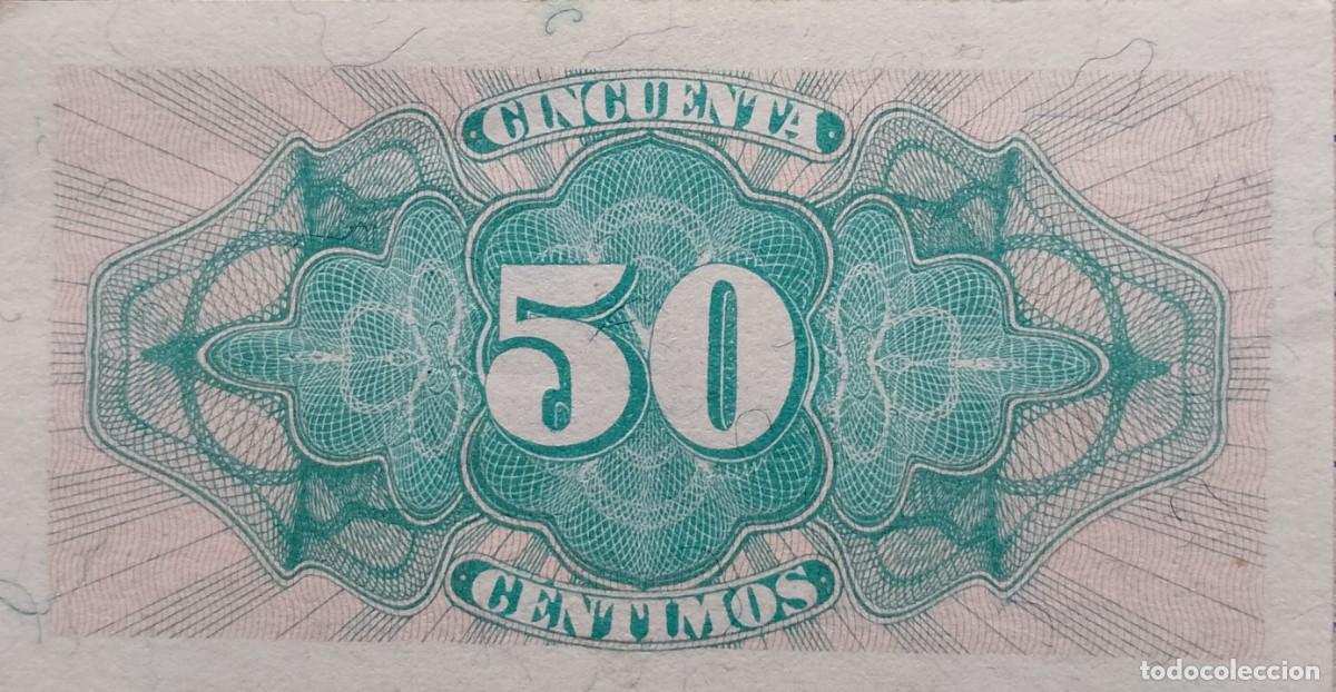 Billetes espa&ntilde;oles: BILLETE DE 50 CENTIMOS 1937 REPUBLICA S/C - Foto 2