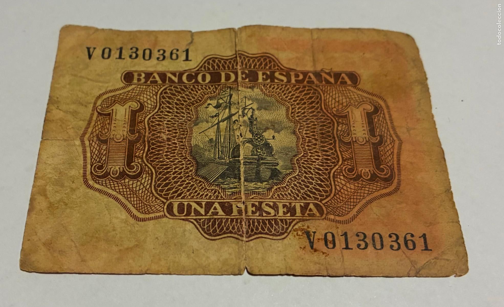 Billetes espa&ntilde;oles: PESETA, CERVANTES 1953 - Foto 3