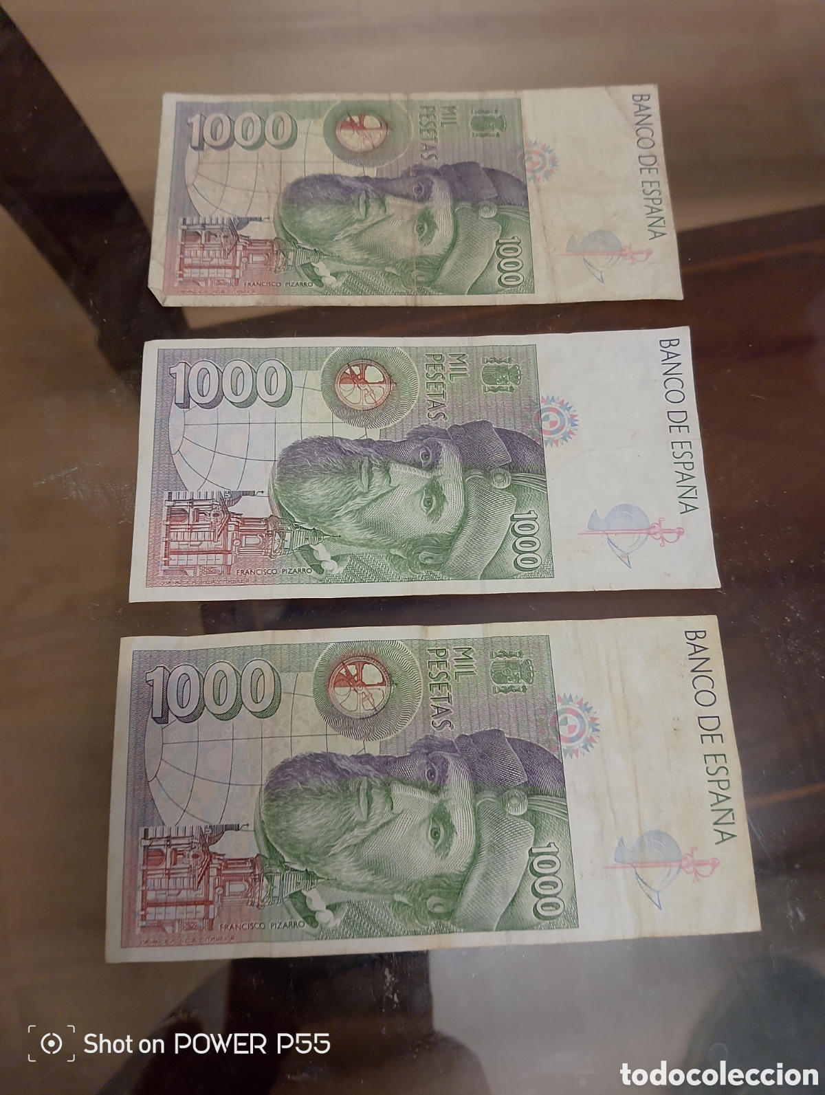 Billetes espa&ntilde;oles: Billetes de Francisco Pizarro - Foto 2