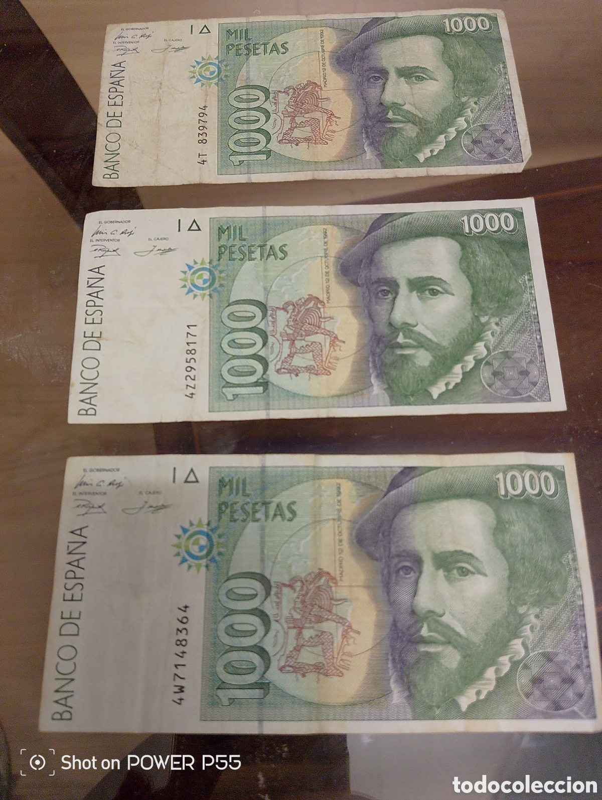 Billetes espa&ntilde;oles: Billetes de Francisco Pizarro - Foto 1