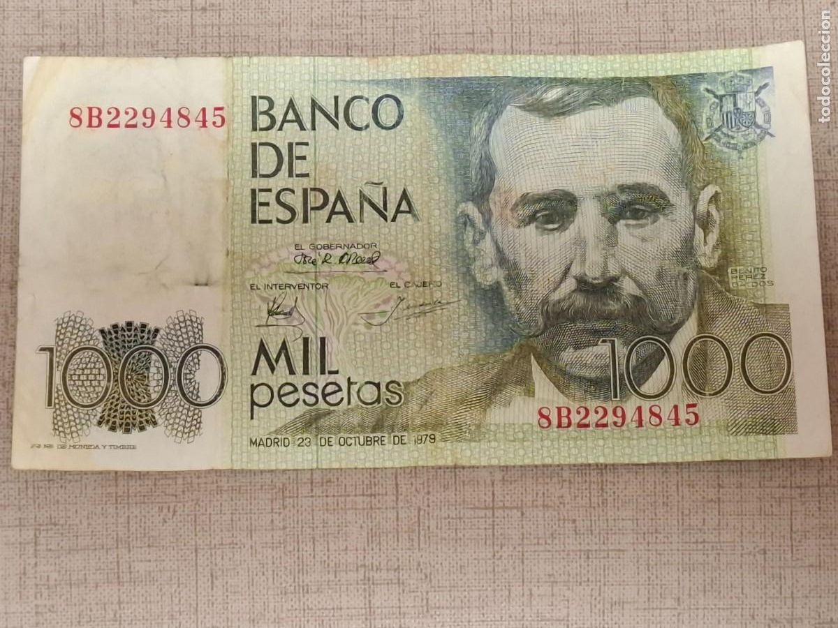 Billetes espa&ntilde;oles: 1000 PESETAS DE 1979 SERIE ESPECIAL 8B-845