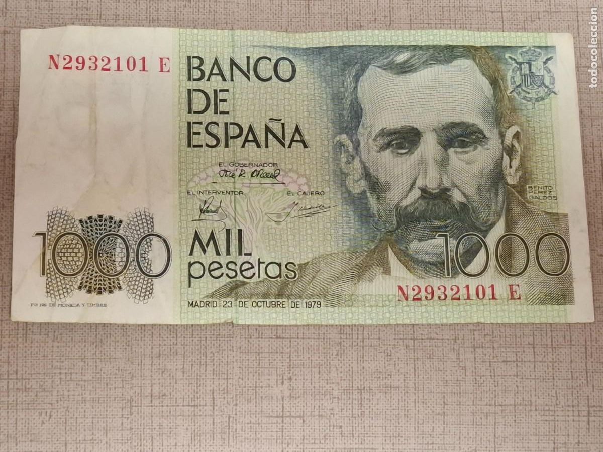 Billetes espa&ntilde;oles: 1000 PESETAS DE 1979 SERIE