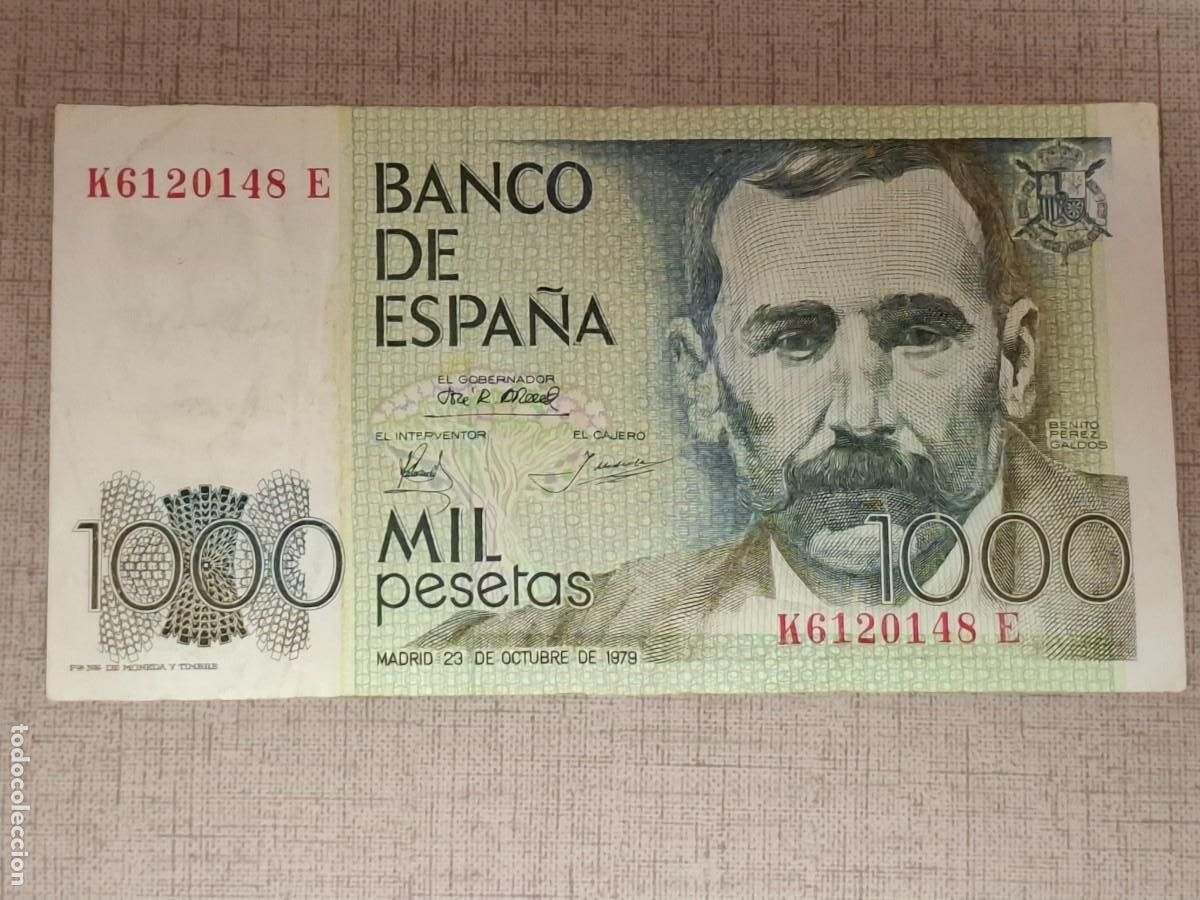 Billetes espa&ntilde;oles: 1000 PESETAS DE 1979 SERIE