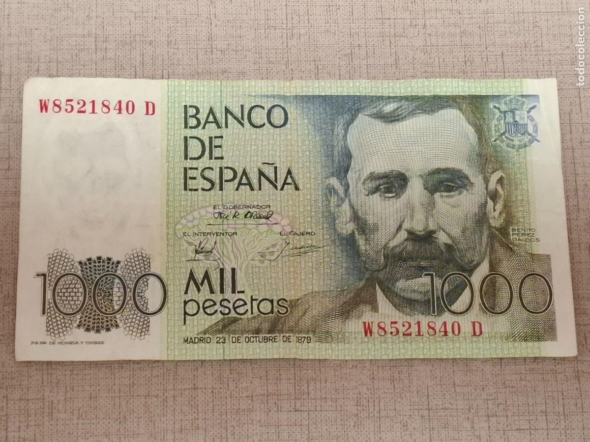 Billetes espa&ntilde;oles: 1000 PESETAS DE 1979 SERIE