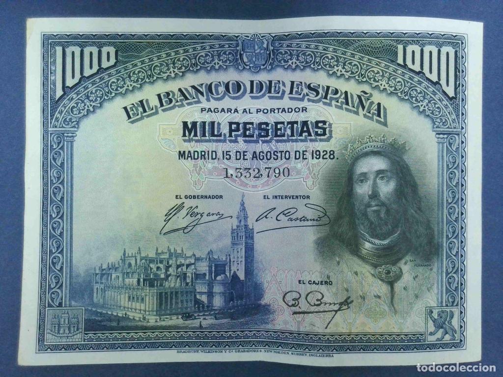Billetes espa&ntilde;oles: Espa&ntilde;a, 1.000 Pesetas 1928 - 78a - (MBC+ / XF) [1332790]
