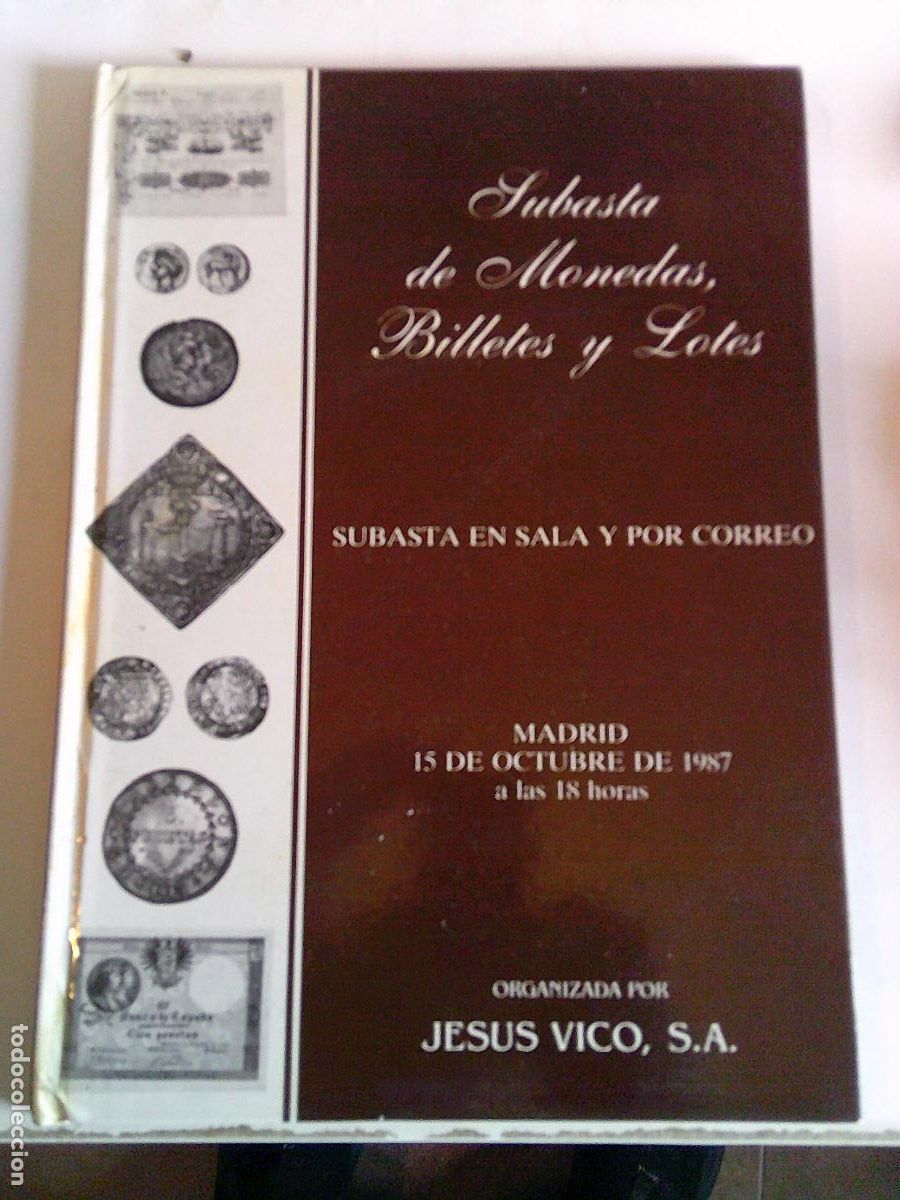 Billetes espa&ntilde;oles: Subastas de monedas y billetes Jes&uacute;s Vico