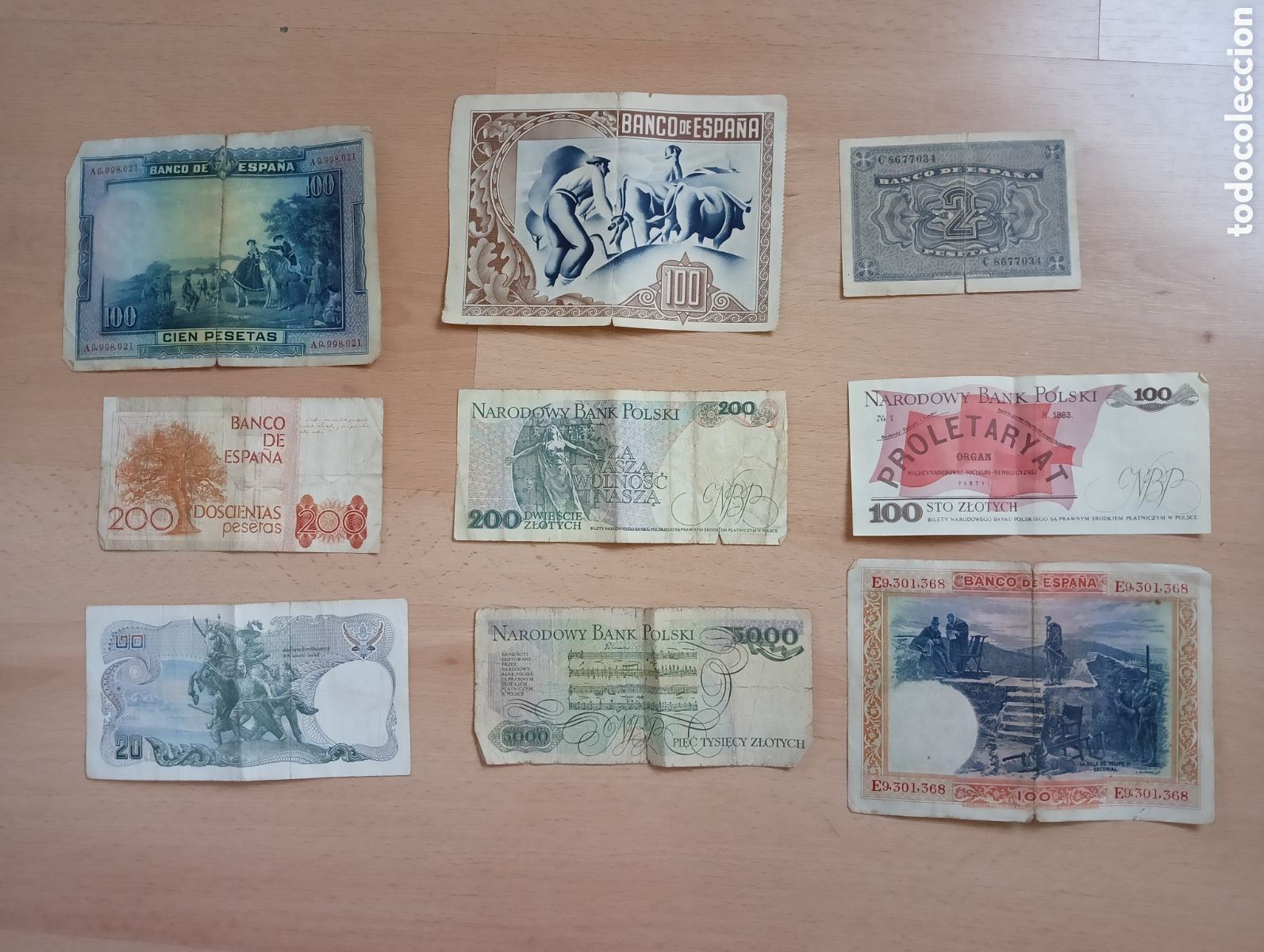 Billetes espa&ntilde;oles: Lote variado de billetes - Foto 2