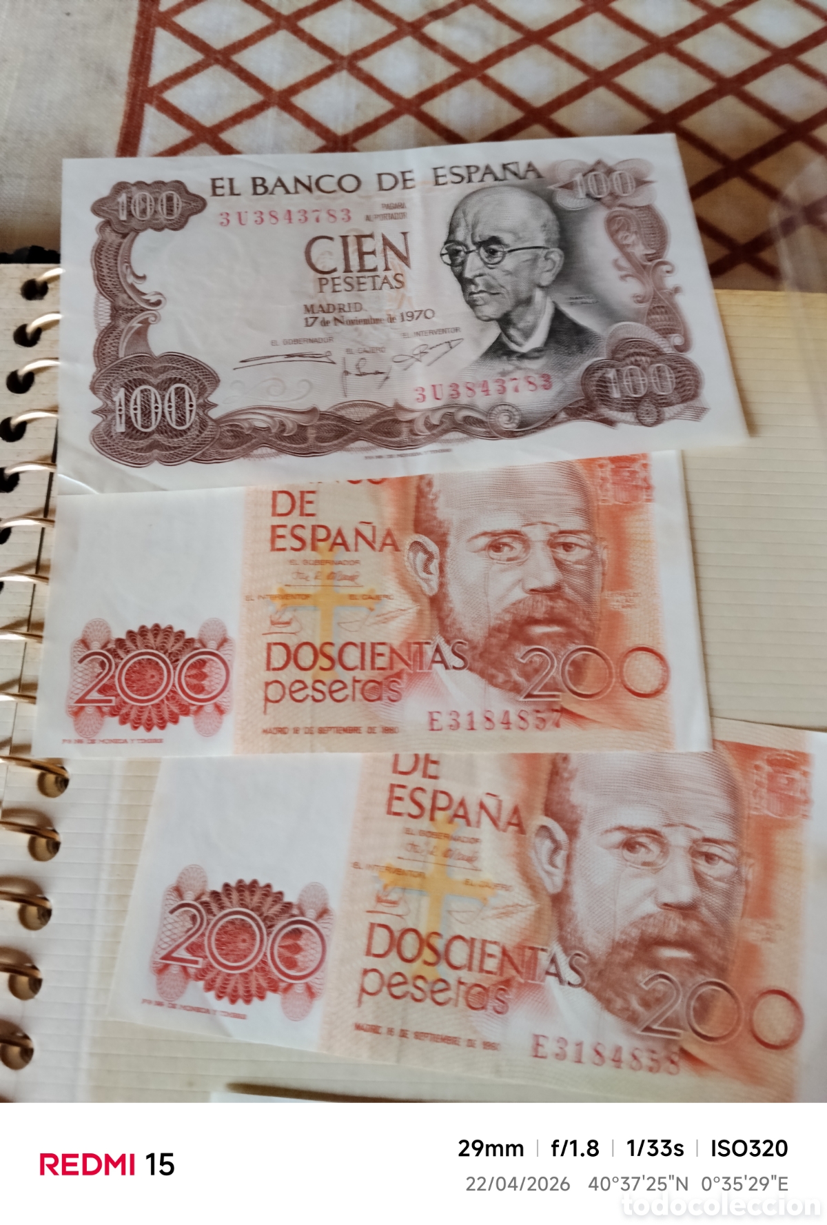 Billetes espa&ntilde;oles: Billetes coleccion antiguos - Foto 7