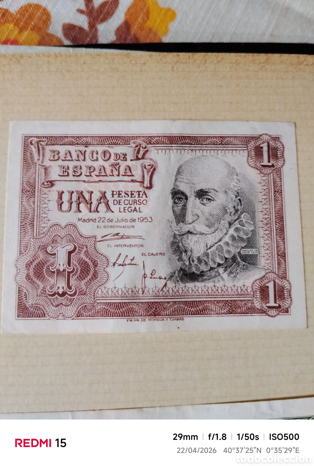 Billetes espa&ntilde;oles: Billetes coleccion antiguos